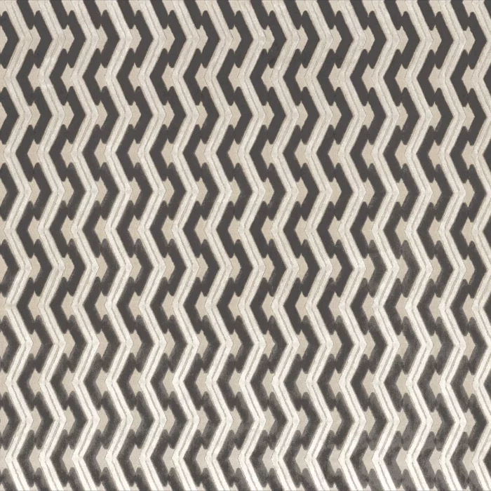 Incas Velvet Fabric - Anthracite swatch