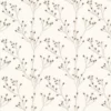 neutral botanical embroideried fabric from Camengo