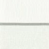 green striped voile-sheer fabric from Camengo