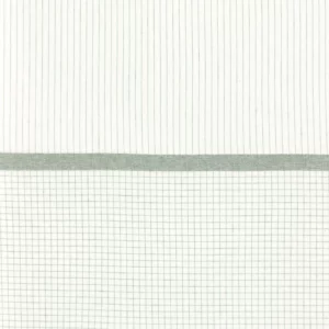 green striped voile-sheer fabric from Camengo
