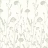 green botanical embroideried fabric from Camengo