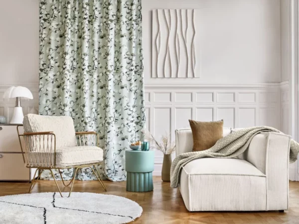 Fleur De Coton Fabric - Amande by Fleur De Coton Fabric - Amande from