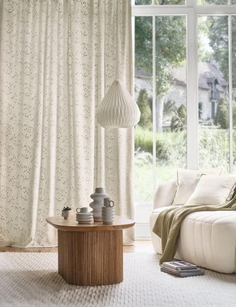 Papille Fabric - Neige by Papille Fabric - Neige from