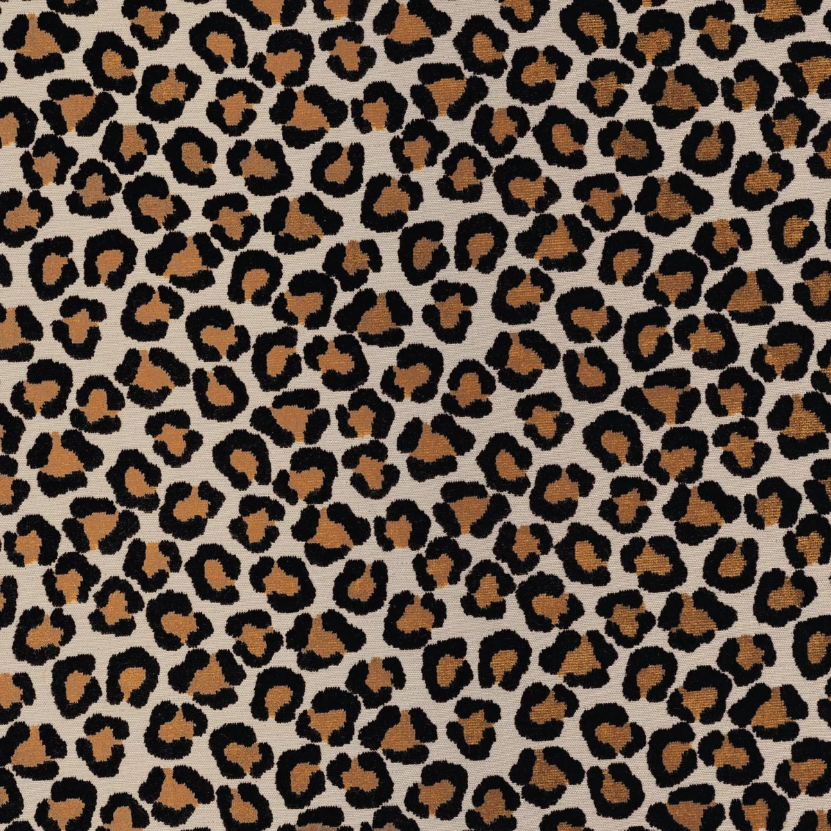 orange spotted jacquard fabric from Camengo