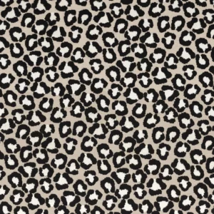 black-grey spotted jacquard fabric from Camengo