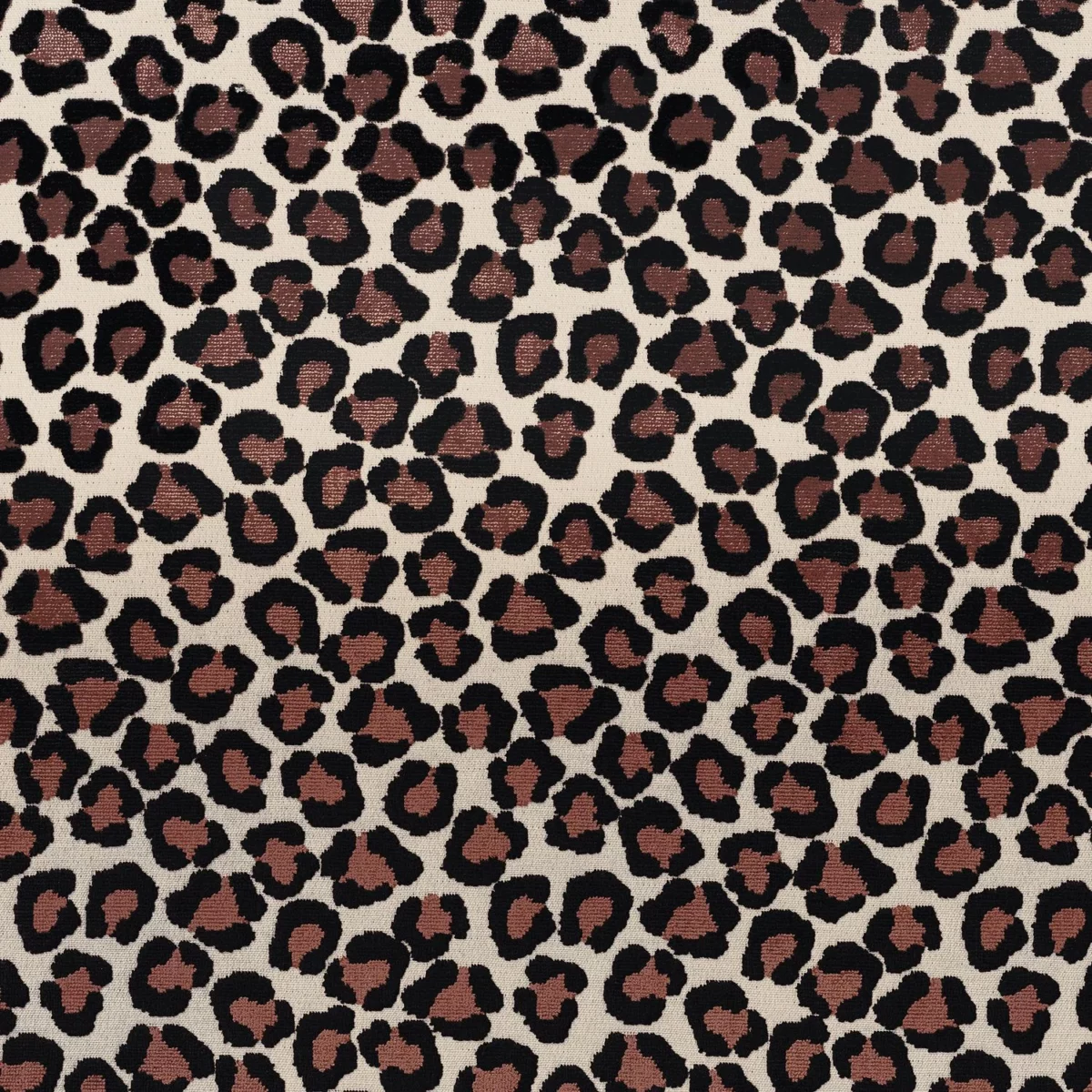 brown spotted jacquard fabric from Camengo