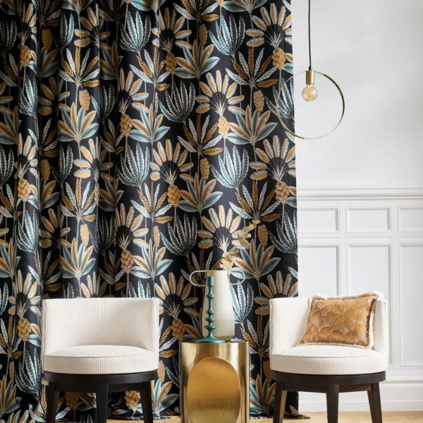Tamia Fabric - Ardoise by Tamia Fabric - Ardoise from