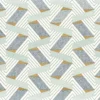 blue retro embroideried fabric from Camengo