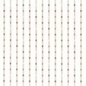neutral striped embroideried fabric from Camengo