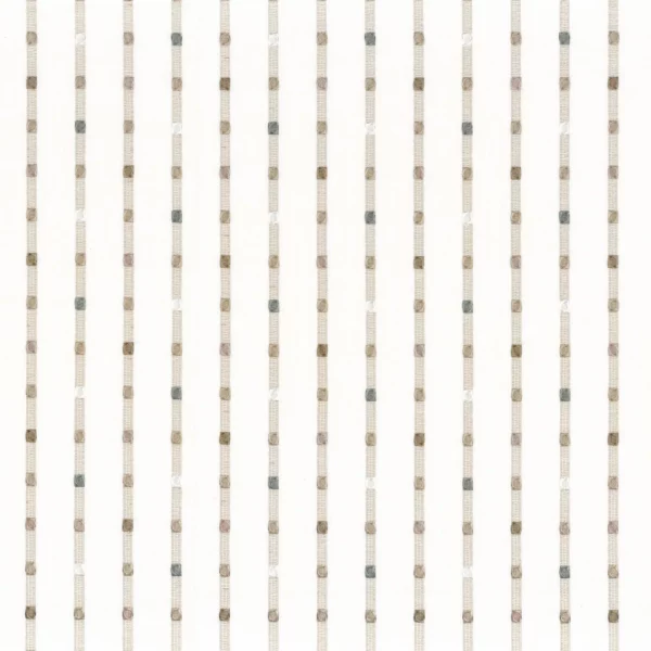 neutral striped embroideried fabric from Camengo