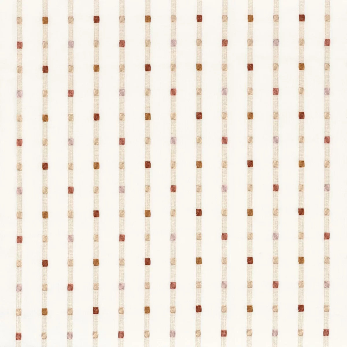 red striped embroideried fabric from Camengo