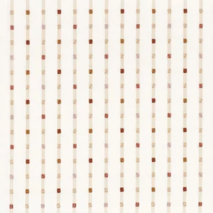 red striped embroideried fabric from Camengo