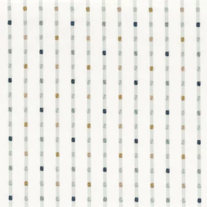 blue striped embroideried fabric from Camengo