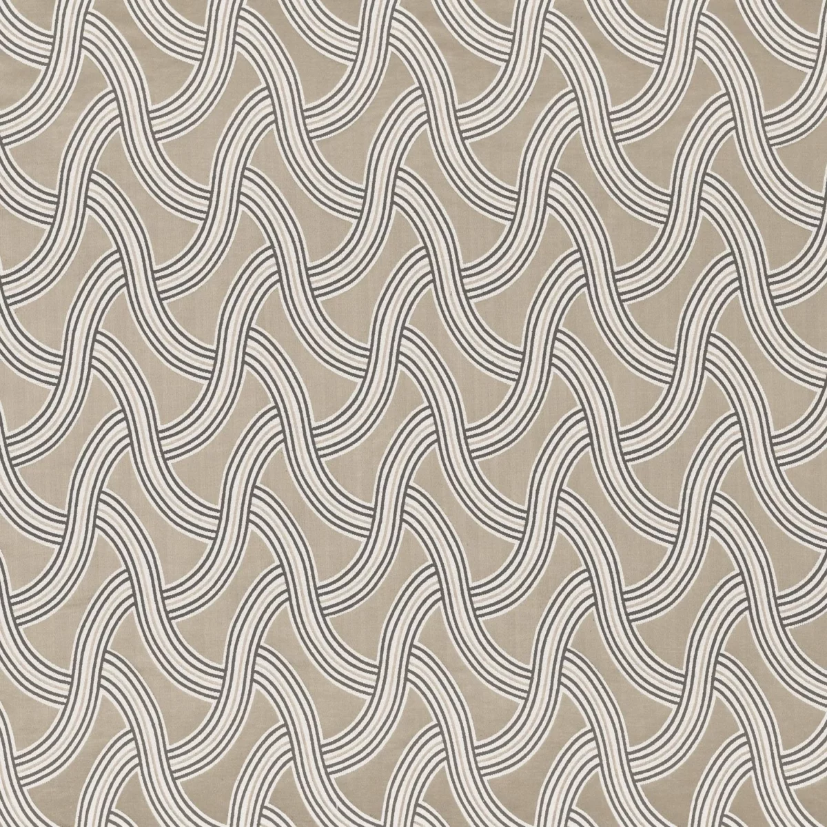 Cosmopolite Fabric - Taupe by neutral misc jacquard fabric from Camengo