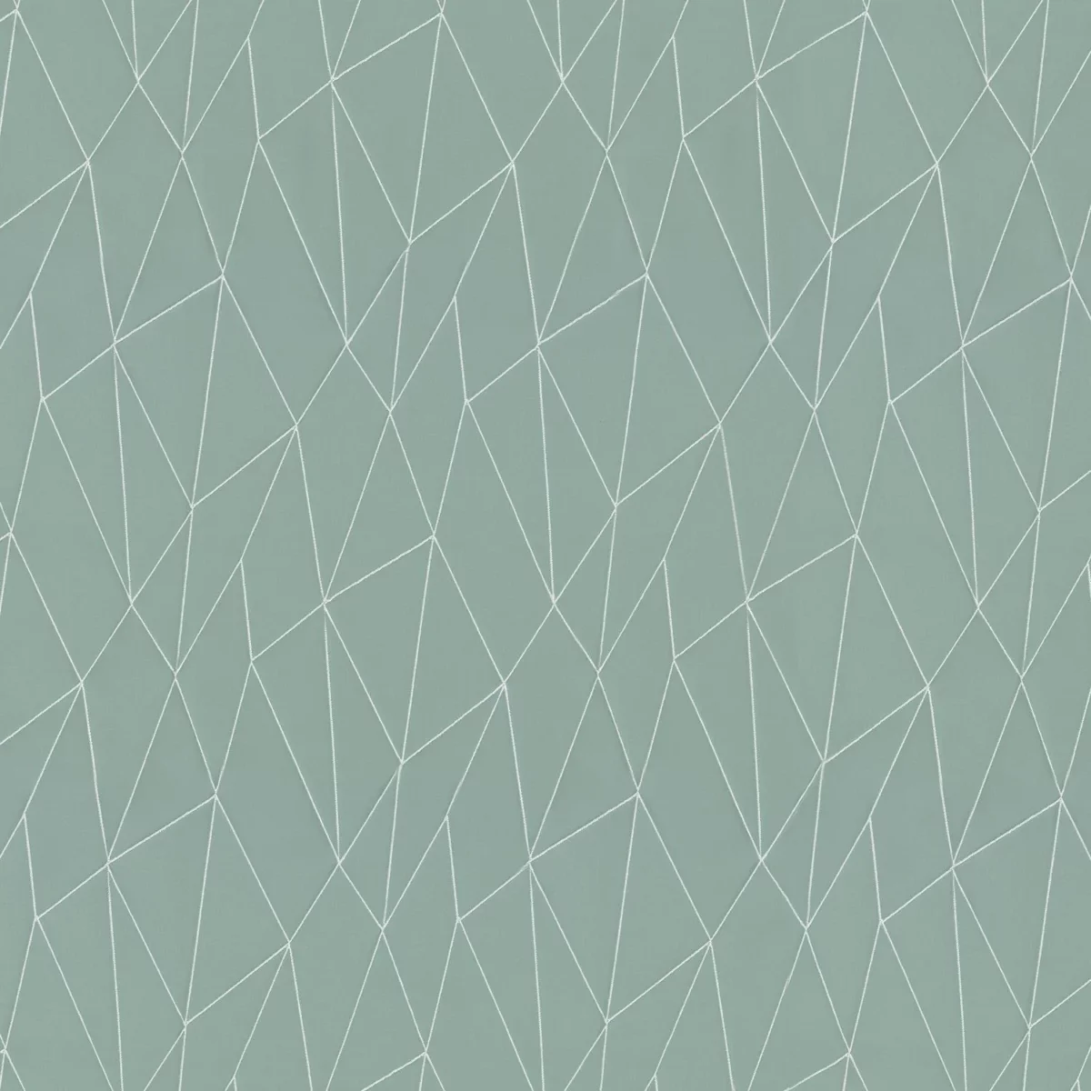 Albia Fabric - Celadon by blue geometric jacquard fabric from Camengo