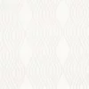 white geometric voile-sheer fabric from Camengo