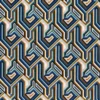 blue contemporary velvet-chenille fabric from Camengo