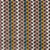 brown striped velvet-chenille fabric from Camengo