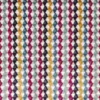 multicolour striped velvet-chenille fabric from Camengo