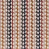 multicolour striped velvet-chenille fabric from Camengo