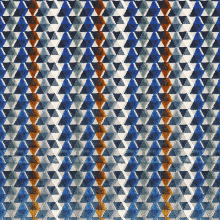 Arenal Fabric - Indigo swatch