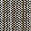 black-grey striped velvet-chenille fabric from Camengo