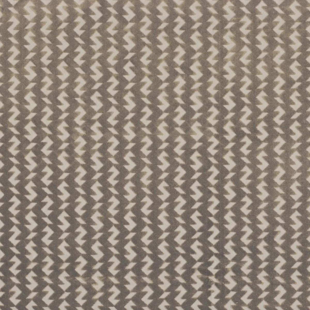 Arriaga Fabric - Taupe by neutral striped velvet-chenille fabric from Camengo