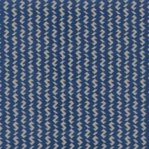 blue striped velvet-chenille fabric from Camengo