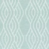 blue striped embroideried fabric from Camengo