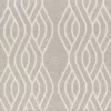 neutral striped embroideried fabric from Camengo