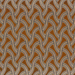 orange misc jacquard fabric from Camengo