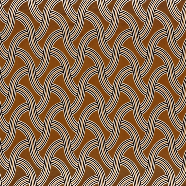 Cosmopolite Fabric - Cuivre by orange misc jacquard fabric from Camengo
