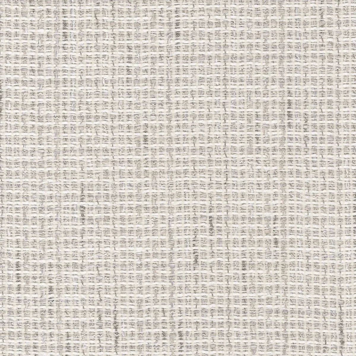 Maille Fabric - Nacre by white plain woven fabric from Camengo