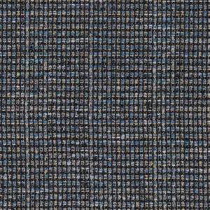 blue plain woven fabric from Camengo