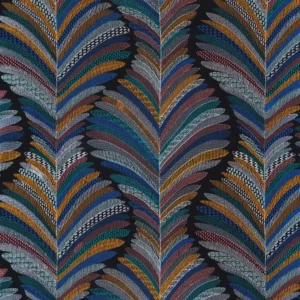 multicolour misc embroideried fabric from Camengo