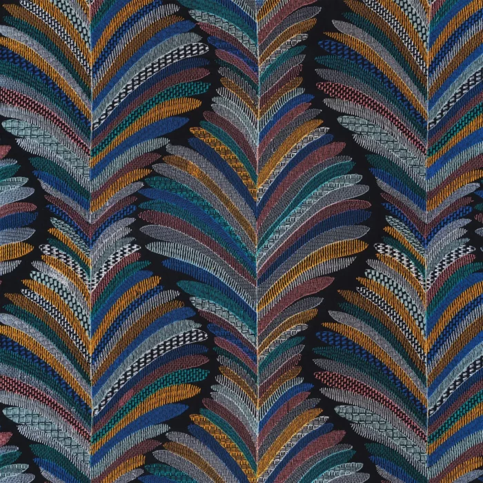 Je T Aime Fabric - Indigo swatch