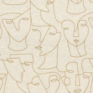 neutral misc embroideried fabric from Camengo