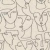 black-grey misc embroideried fabric from Camengo