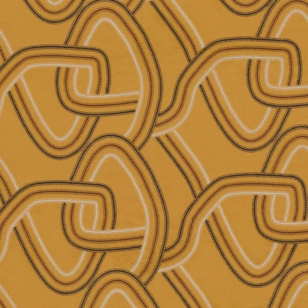 Aisance Fabric - Mordore by yellow misc embroideried fabric from Camengo