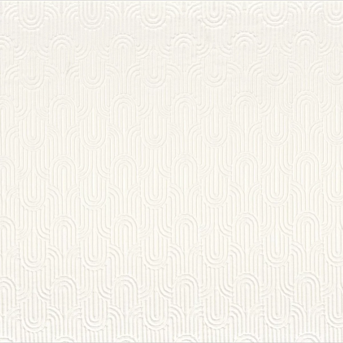 Fabulous Fabric - Nacre by white retro jacquard fabric from Camengo