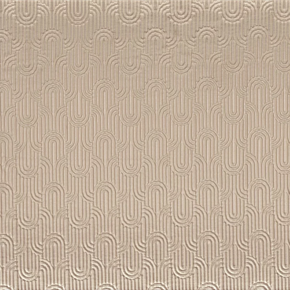 Fabulous Fabric - Sable by neutral retro jacquard fabric from Camengo