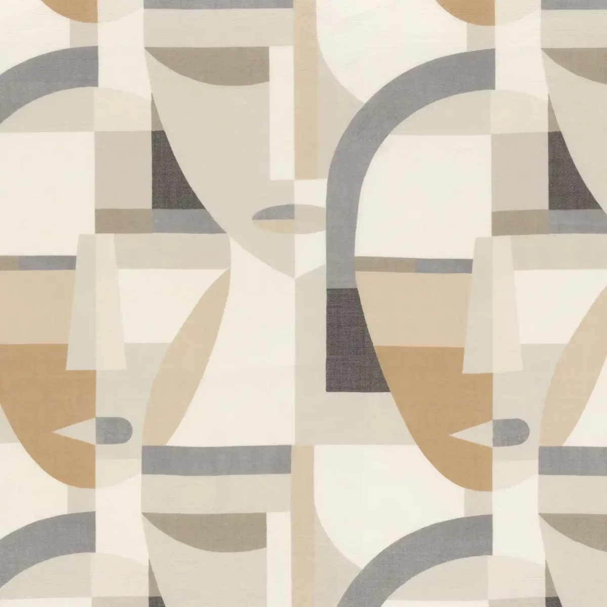 Mask Fabric - Galet by neutral misc cotton fabric from Camengo