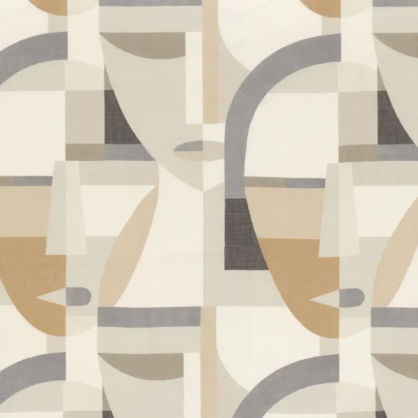 Mask Fabric - Galet by neutral misc cotton fabric from Camengo
