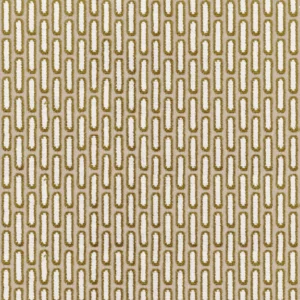 neutral geometric jacquard fabric from Camengo