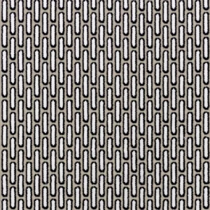 black-grey geometric jacquard fabric from Camengo