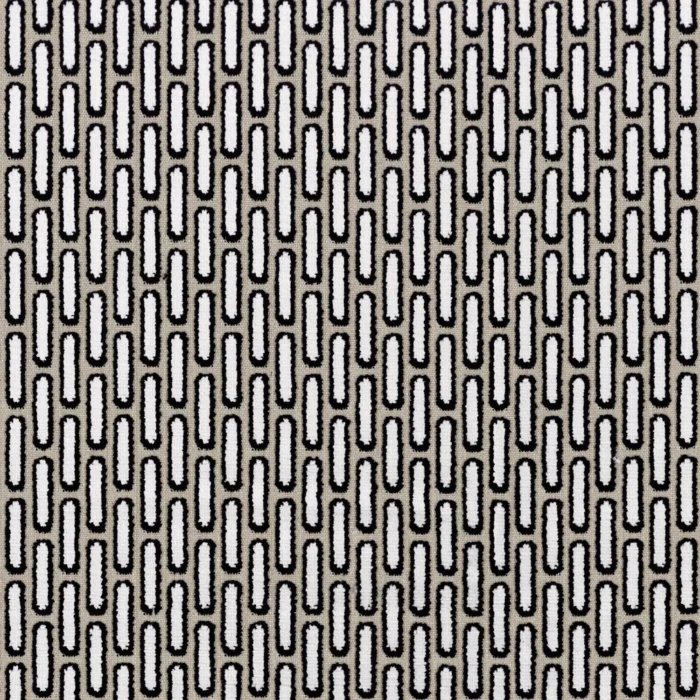 Passerelle Fabric - Black & White – Black / White swatch