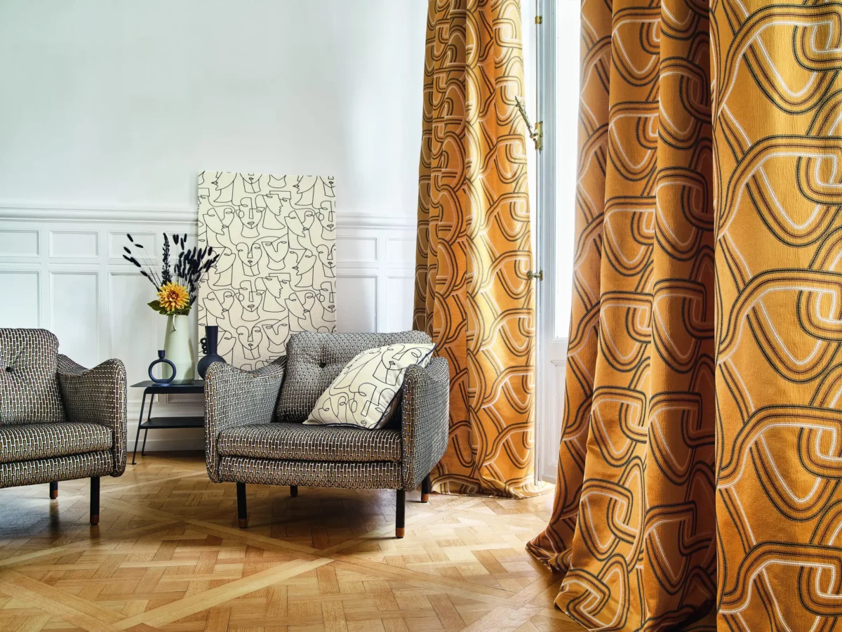 Aisance Fabric - Indigo by Aisance Fabric - Indigo from