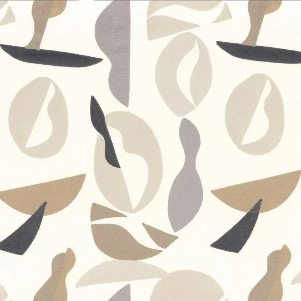 Raku Fabric - Sable by neutral misc embroideried fabric from Camengo