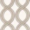 yellow striped embroideried fabric from Camengo