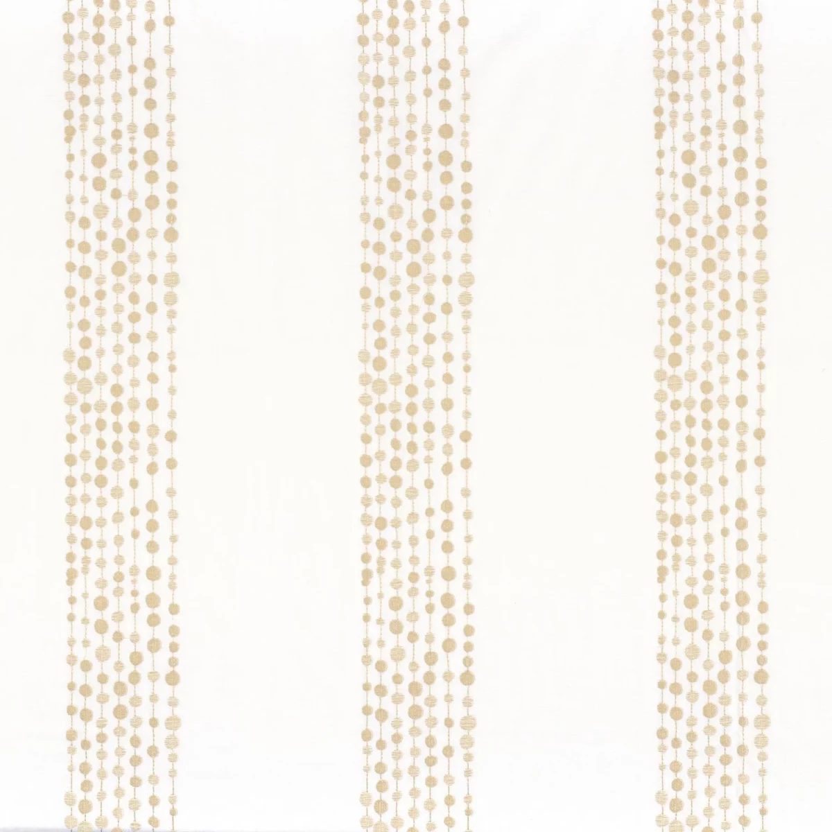 Ball Clay Fabric - Sable by neutral striped embroideried fabric from Camengo